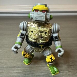 Vintage 1989 Metalhead Cyborg Robot w/ Belt Teenage Mutant Ninja Turtles TMNT